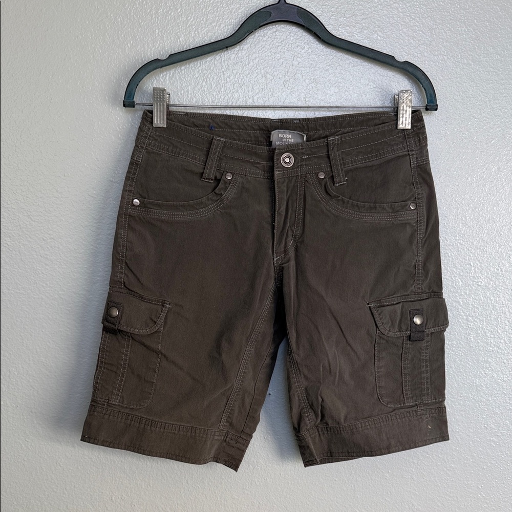 Kuhl woman’s Olive Green hiking Shorts size 2
